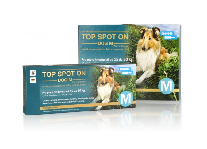 TOP SPOT ON DOG M, SPOT-ON SOLUTION FOR DOGS malta, Bioveta malta, Equitrade Ltd malta