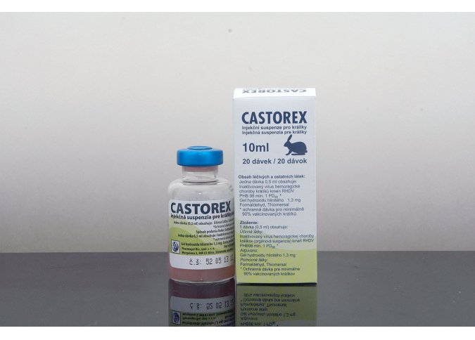 CASTOREX ( CALICIVAC, Anivac VHD ) Inactivated adsorbed vaccine against rabbit haemorrhagic disease. malta, Pharmagal-Bio malta, Equitrade Ltd malta