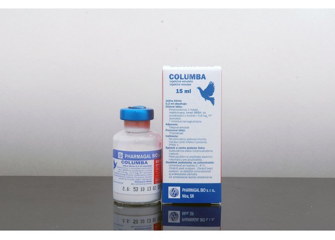 COLUMBA  (Inactivated vaccine against Paramyxovirus infections of pigeons) malta, Pharmagal-Bio malta, Equitrade Ltd malta