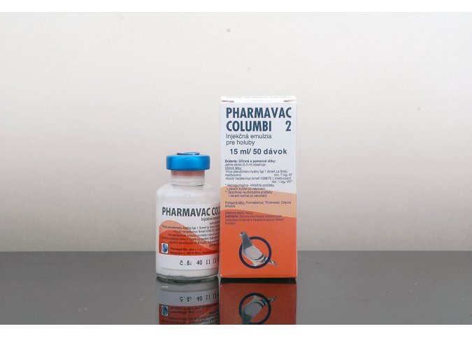 PHARMAVAC COLUMBI 2 ( Inactivated oily vaccine against Paramyxovirus and Herpes virus infections of pigeons )  malta, Pharmagal-Bio malta, Equitrade Ltd malta