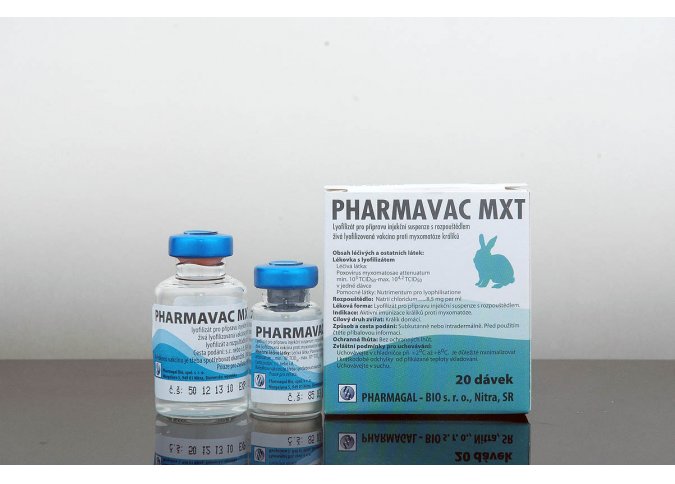 PHARMAVAC MXT - Live freeze-dried vaccine against myxomatosis of rabbits malta, Pharmagal-Bio malta, Equitrade Ltd malta